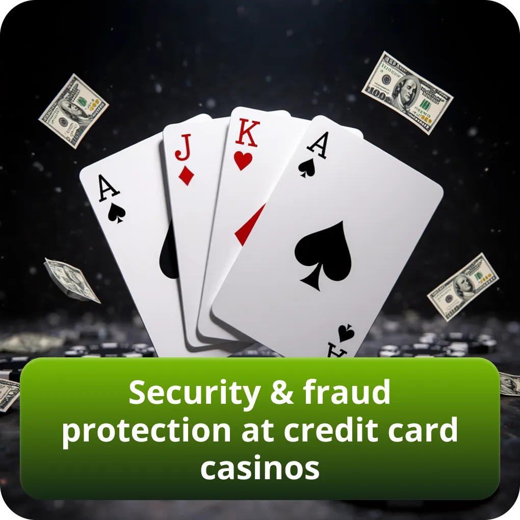 Security & fraud protection at credit card casinos