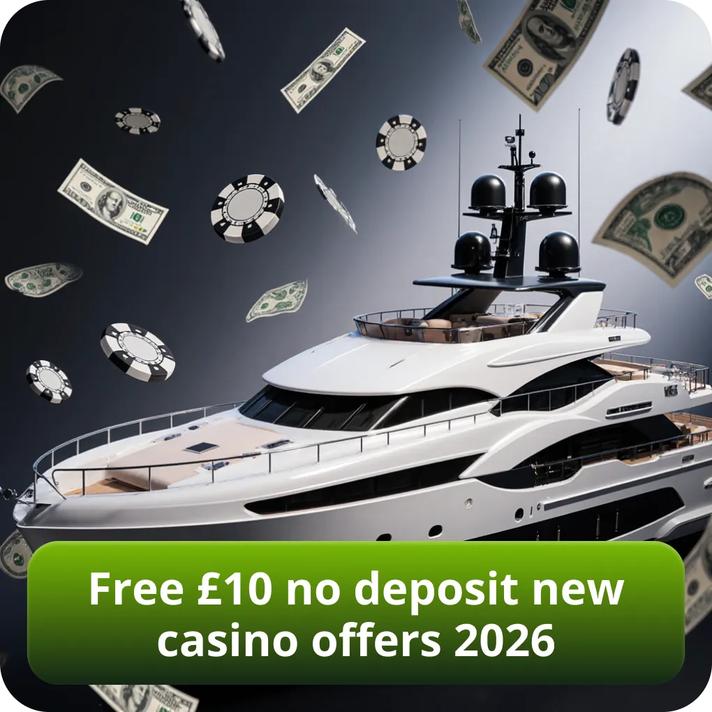 Free £10 no deposit new casino offers 2026
